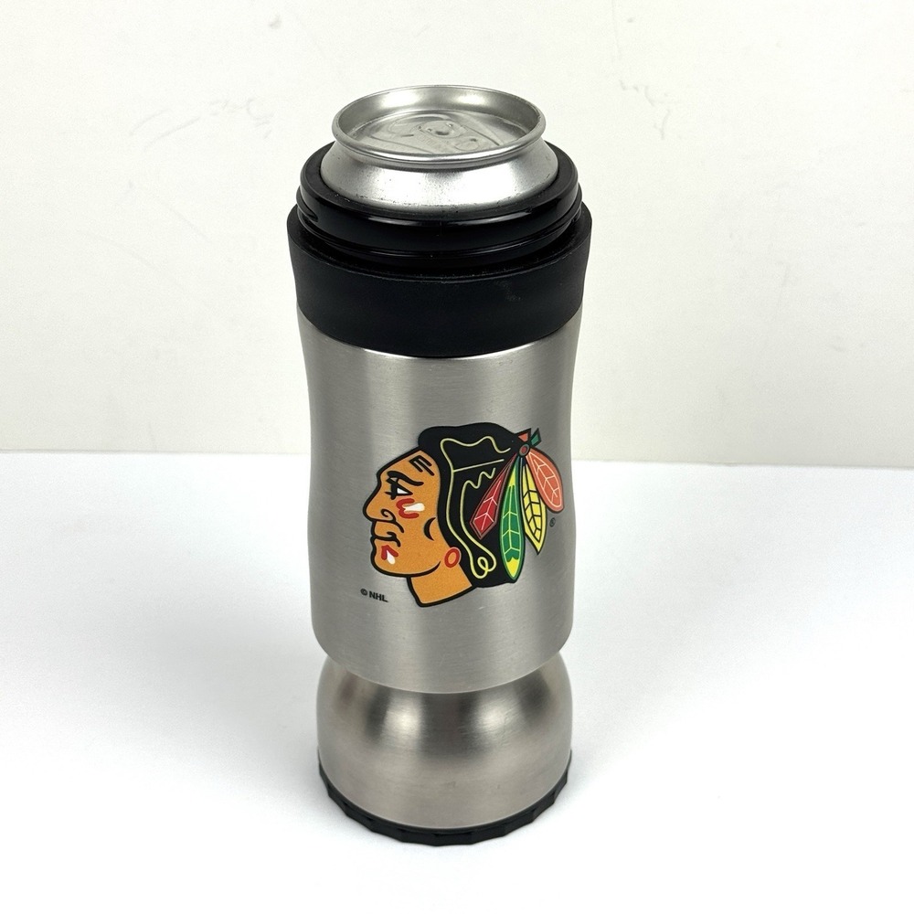 ORCA Rocket Bottle /‎ Can Holder Double-Walled Vacuum-Sealed Chicago Blackhawks
